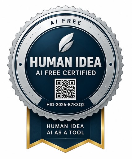 HUMAN CREATED — HUMAN IDEA